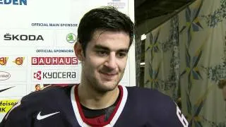 Max Pacioretty Discusses 5-0 Victory vs. Finland - 2012 IIHF Ice Hockey World Championship