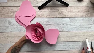 Роза из бумаги своими руками/DIY Paper Rose Tutorial