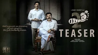 Yatra2 Teaser | Mammootty | Jiiva | Mahi V Raghav | Shiva Meka | TFPC