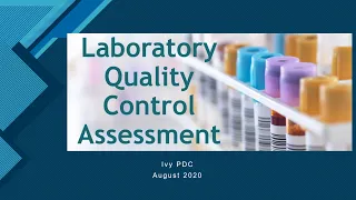 Laboratory Quality Control Assessment