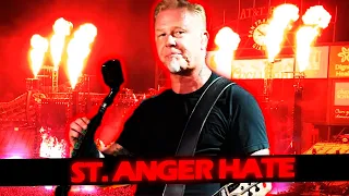 JAMES HETFIELD RANTING ABOUT FANS HATING ON ST. ANGER LIVE (2022) #METALLICA