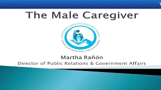 SCRC's Livestream Class W/ Martha - The Male Caregiver