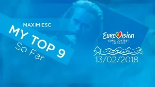 Eurovision 2018 • TOP 9 (So Far) • From Ukraine
