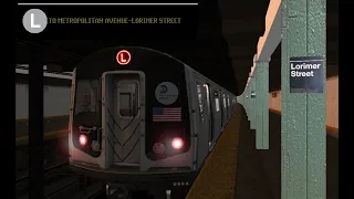 OpenBVE Special: L Train To Metropolitan Avenue-Lorimer Street (R143)(Overnight G.O)
