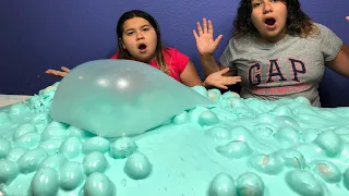 6 GALLONS OF SUPER FLUFFY EASTER EGG SLIME - MAKING A GIANT SUPPER FLUFFY SLIME