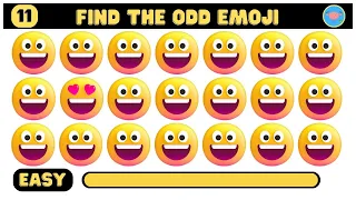 | Emoji Challenges | Find the Odd Emoji | Test Your Eyes - 11