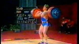 Nicu Vlad 215 kg Clean & Jerk. EM 1985