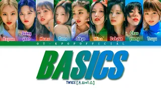 [ALBUM SNEAK PEEK] TWICE "BASICS" Lyrics (트와이스) - [Color Coded Lyrics]