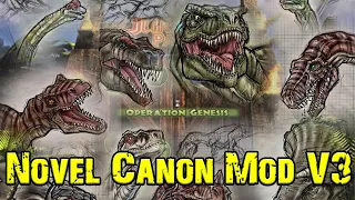 Jurassic Park: Operation Genesis обзор на мод "Novel Canon V.3"