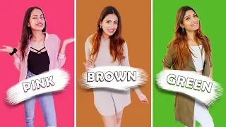 EATING ONLY ONE COLOURED FOOD FOR 24HRS!! | Aashna Hegde