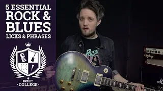 5 Essential Rock & Blues Licks & Phrases With Tabs | PMT College