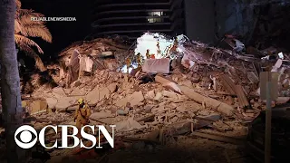 Rescue crews search Florida condo collapse rubble