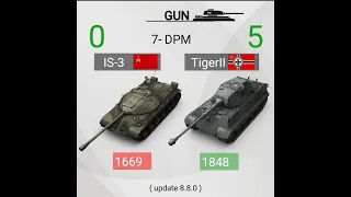 Wotblitz | IS3 vs Tiger2 | 8.8 update .