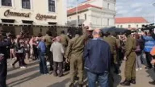 Arrests as 10,000 women march in Minsk