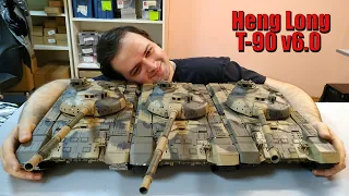 Радиоуправляемый Танк Т-90 Heng Long V6.0...Обзор Новых Танков