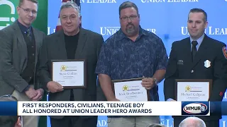 First responders, civilians, teenage boy all recognized at Union Leader Hero Awards