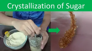 Crystallization of Sugar - Science Experiment For Kids