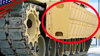 Install Explosive Reactive Armor Tiles on M1 Abrams Tank: M1A2 SEPv2 TUSK II
