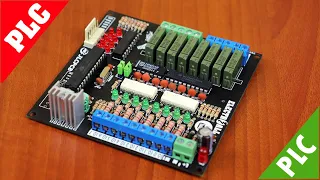 PLC CON ARDUINO (ATMEGA 328P) V3, CIRCUITO BASADO EN EL PLC DE SIEMENS S7 1200 RLY