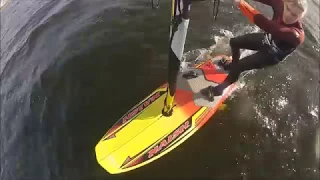 1st day of foiling with Naish Hover Thrust