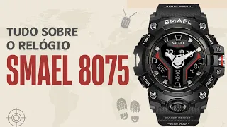 Relógio SMAEL 8075: Grande, Resistente e com Mostrador Futurista