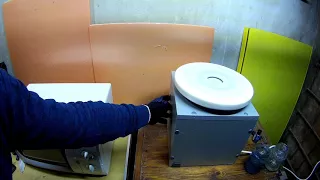 Бизнес в гараже.  Делаем первую партию.   Centrifugal casting of silicone baits.