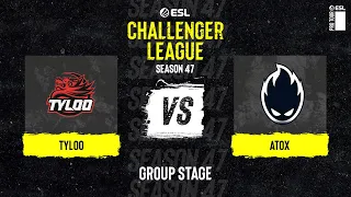 TYLOO vs ATOX - ESL Challenger League S47 - Asias