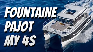 Fountaine Pajot MY 4S Catamaran 2023 - The 250HP Power Catamaran From Fountaine Pajot!