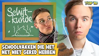 10 SCHOOLVAKKEN DIE HET NET NIET GERED HEBBEN!