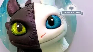 Night Fury cake Light Fury How To Train Your Dragon, birthday cake ideas