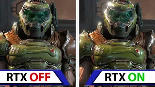 DOOM Eternal | Ray Tracing ON - OFF Comparison | RTX Reflections by Nvidia