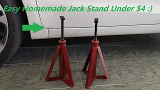Easy Homemade Car Jack Stand Under $4