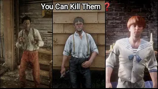 The Only Kids In the Game That Can Be Harmed or Killed - Red Dead Redemption 2