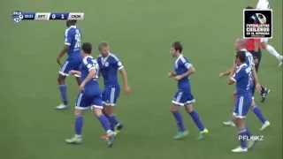 Irtysh Pavlodar 0-2 Okzhetpes Kokshetau, Gol de Nicolás Canales (OK)