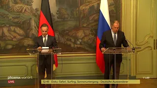 Sergei Lawrow und Heiko Maas zu den Deutsch-Russischen Gesprächen am 11.08.20