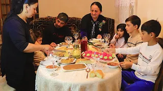 Halva and Famous Karabakh Pilaf for Ehsan | Rural Life of Hard Working Young Family