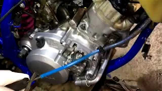 Yamaha DT 125 R Full engine rebuild timelapse