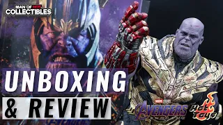 Hot Toys THANOS BATTLE DAMAGED  Avengers Endgame Unboxing and Review