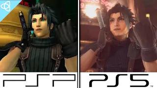 Crisis Core: Final Fantasy VII - PSP Orignal vs. PS5 Remake | Side by Side