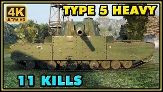 World of Tanks | Type 5 Heavy - 11 Kills - 9,7K Damage Gameplay