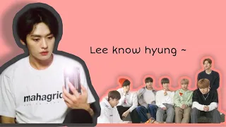 How Lee Know say I love you (soft hours to the members)