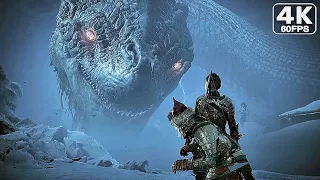 GOD OF WAR RAGNAROK Мировой Змей Ёрмунганд (Катсцена) [4K PC] Прохождение Год оф Вар Рагнарек