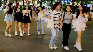 Vietnam Night Life Exciting Night Walking Tour in District 1 Ho Chi Minh with Beautiful Ladies