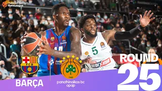 Barcelona routs Panathinaikos at home! | Round 25, Highlights | Turkish Airlines EuroLeague