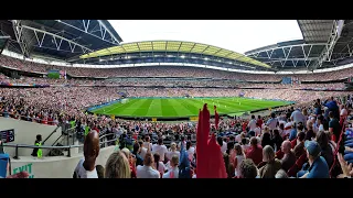 Women's Euro 2022 Final England-Germany atmosphere movie