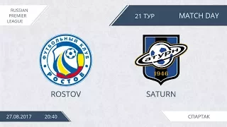 AFL17. Russia. Premier League 2017. Day 21. Rostov - Saturn