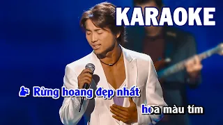 Karaoke | Chuyện Hoa Sim - Đan Nguyên | Tone Nam