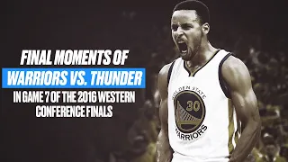 Final Moments Of Warriors vs. Thunder Game 7 | 2016 NBA Playoffs Rewind