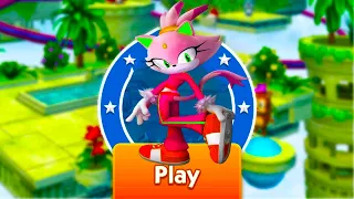 Sonic Dash - Blaze Unlocked vs All Bosses Zazz Eggman - All 44 Characters Unlocked