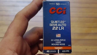 CCI Quiet-22 Semi Auto - Will it work?